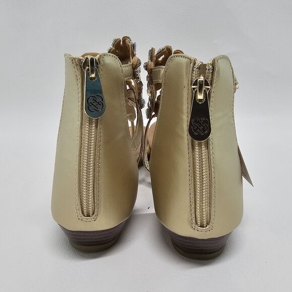 Daisy Fuentes “GLOW” Sandals Size 8.5M – Rhinestone Beaded Floral Design - Picture 13 of 16